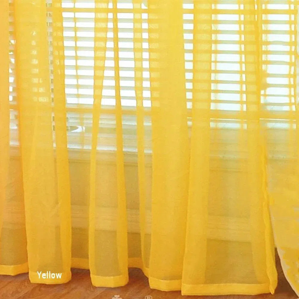 Voilage Jaune Moutarde | Ombre Interieur