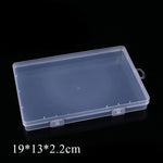 boîtes rangement transparentes modernes réutilisables clips fermeture pratique bijoux articles divers