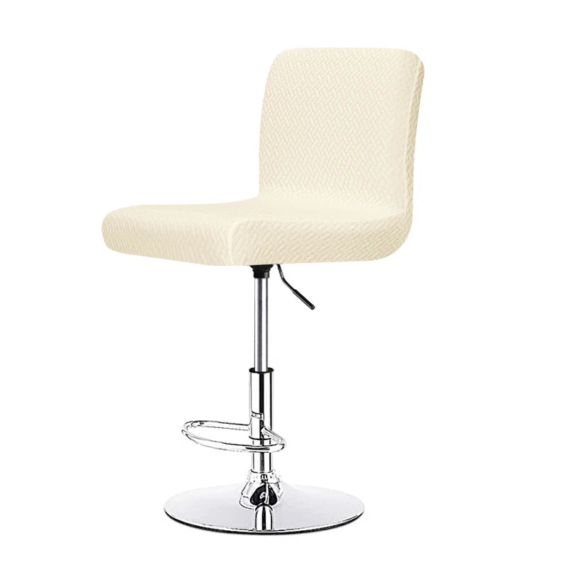 housse chaise tissu géométrique moderne gris poignée serrage chaise banquêt mariageôtel plage