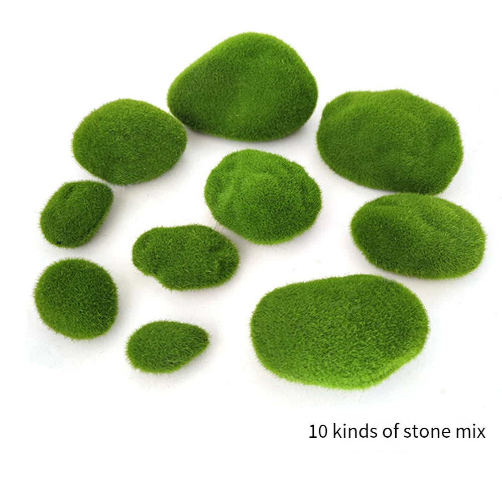 pierres artificielles mousse naturelle modernes decoration exterieure figurines animaux naturel