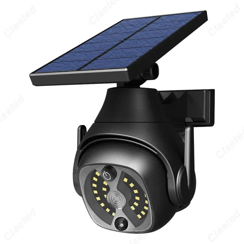 lampe solaire intelligente détecteur corps humain caméra surveillance éclairage extérieur ip65 led abs moderne
