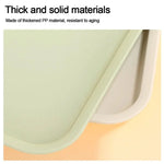 assiettes plastique blanc orange vert rose bleu modernes unies opaques cuisine dessert