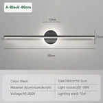 lampe murale led moderne blanche dorée brillante minimaliste éclairage quotidien chambre cuisine salle manger