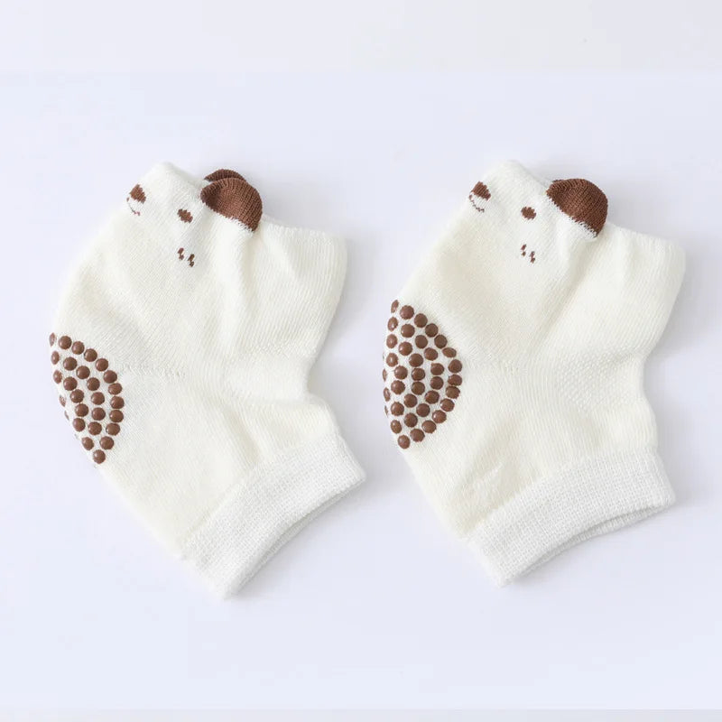 protège genoux bébé jaune orange bleu gris rose animaux oiseau tigre blanches sécurité enfants