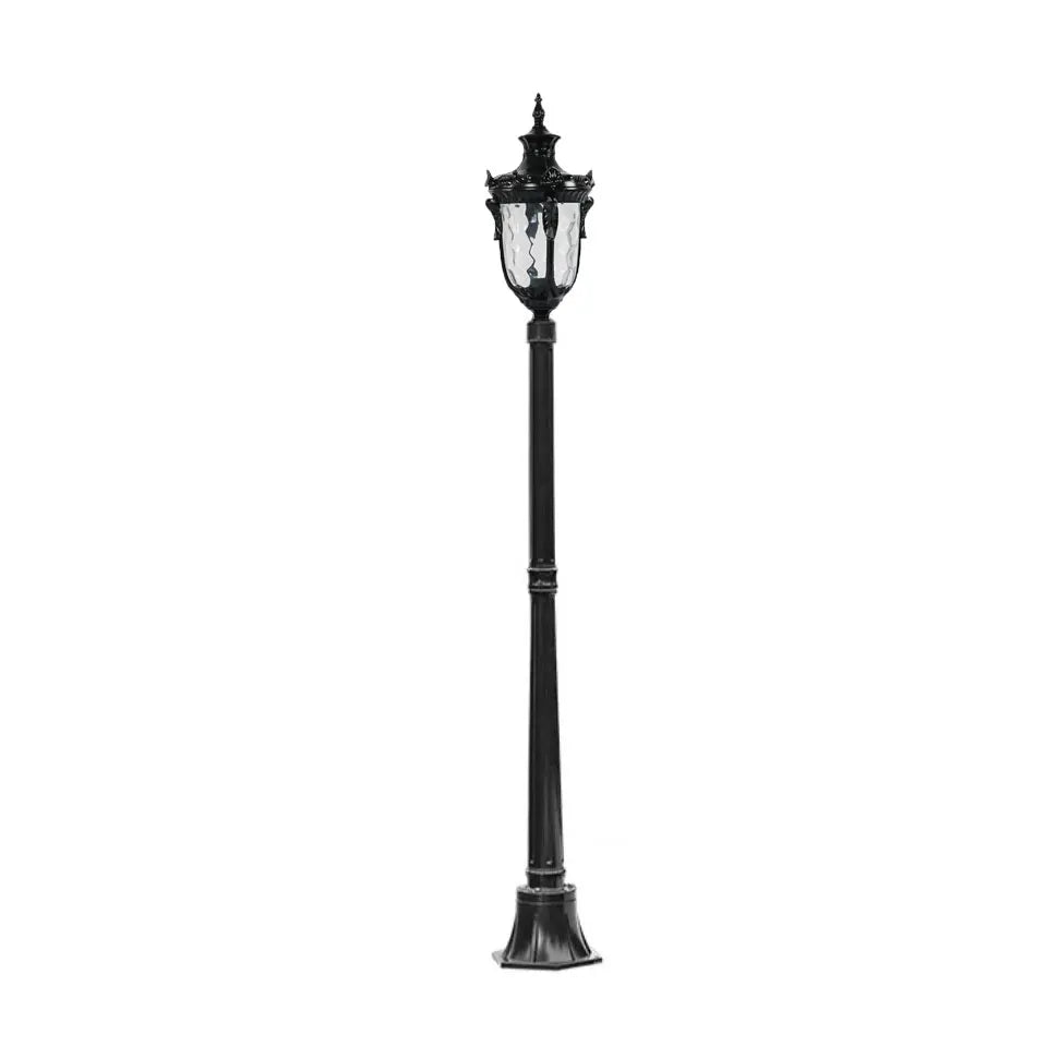 lampe rue or noir classique éclairage extérieur ip65 led ac 85265v