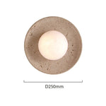 lampe murale moderne applique LED beige marbrée 250mm éclairage chambre salon entrée étude