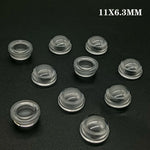 cache led transparent adhésif moderne 11x6.3mm légèrement opaque rond lisse bande led