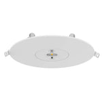 luminaire encastré blanc led flexible moderne minimaliste fixation métal argenté
