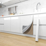 film adhésif imitation marbre rouleaux adhésifs moderne cuisine meubles décoration blanc marron clair