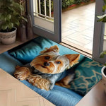 tapis moderne 3d chats poissons floraux polypropylène polyester rectangle salon chambre