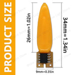 lampe led flash orange moderne adhésif 3v 1800k décoration anniversaire camping restaurant
