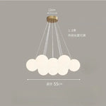 suspension lumineuse moderne blanc texture tissée boules verre fixation flux lumineux 2000 82000