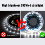 ruban led blanc bleu moderne clips usb fêtes anniversaires noël mariage