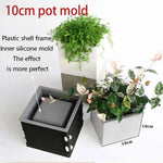jardin pots silicone moderne jaune blanc gris mat opaques variés tailles