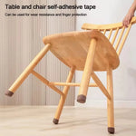 patins antidérapants adhésifs marron noir protégeant sol chaise table silencieux moderne
