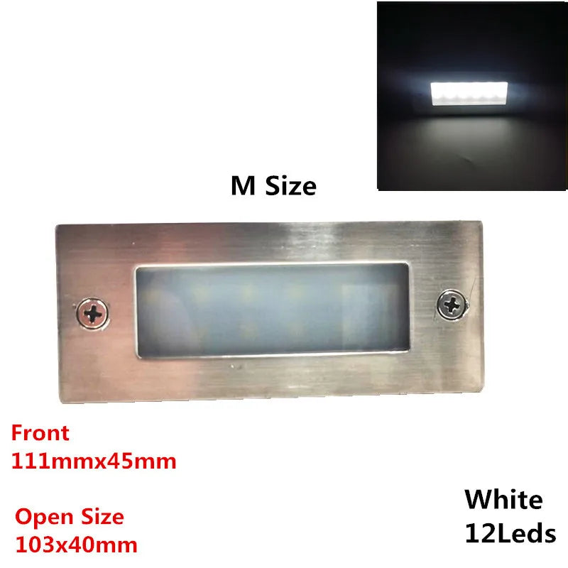 lampe sol argenté bleu rayures horizontales moderne résistante l'eau 110 240V LED 75mm