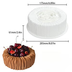 moules silicone pâtisserie motifs fleurs rayures six cavités démoulage facile gâteaux décorations desserts préparation