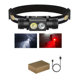 lampe torche led rechargeable camping chasse pêche noir vert rouge modulaire