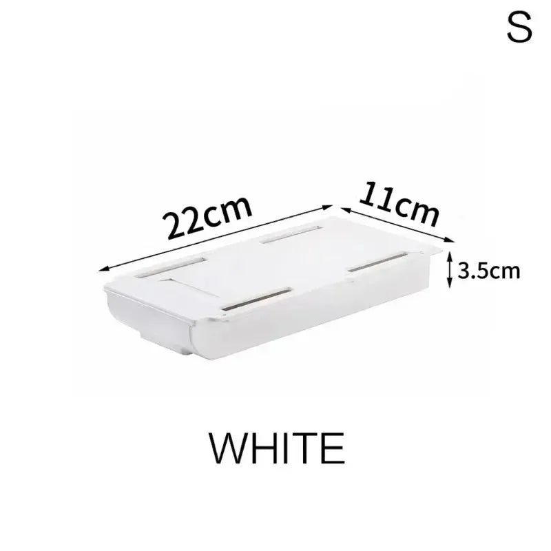 boîtes rangement tiroirs adhésives modernes pratiques blanc noir réutilisables crayons stylos calculatrice