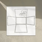 panier rectangulaire rustique motifs carreaux rayures texturé rose beige violet vert blanc