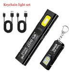 lampe poche rechargeable led zoomable noire éclairage 500mètres camping outdoor