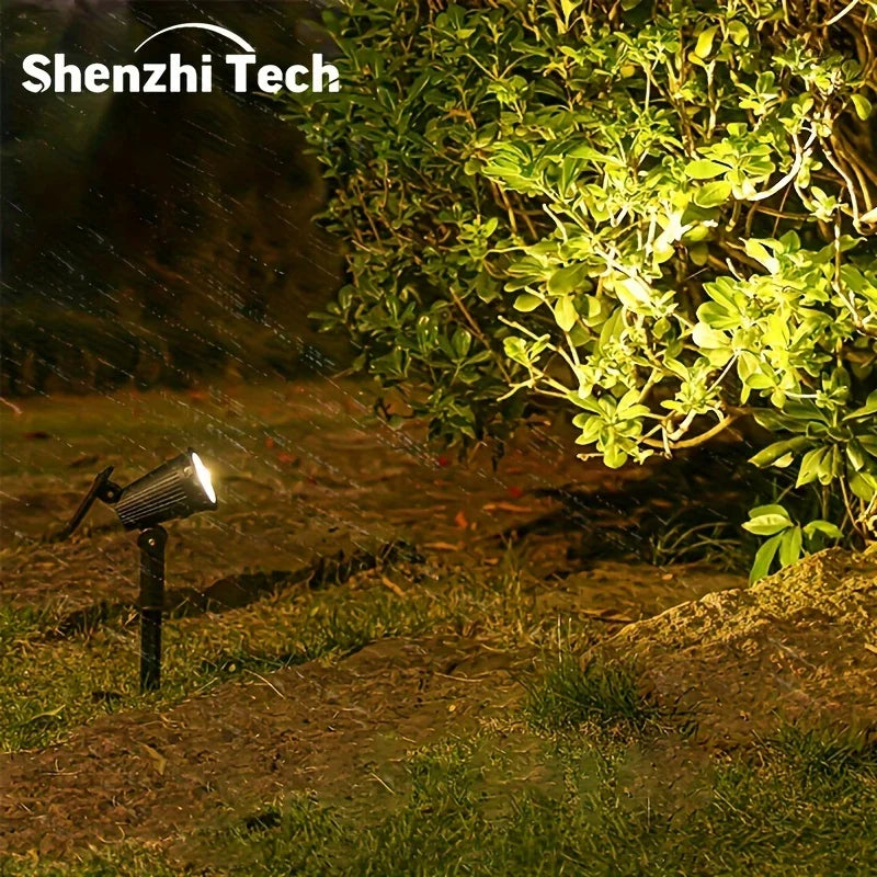 projecteurs led solaires réglables jardin extérieur moderne noir jaune violet vert