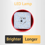 ampoule led e27 rouge grille ventilation moderne 35000h 10w 15w 20w 5w 220v