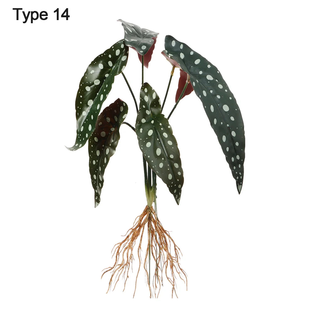 plantes artificielles arbres feuilles vertes moderne décoration extérieure ornement vertes minimalistes