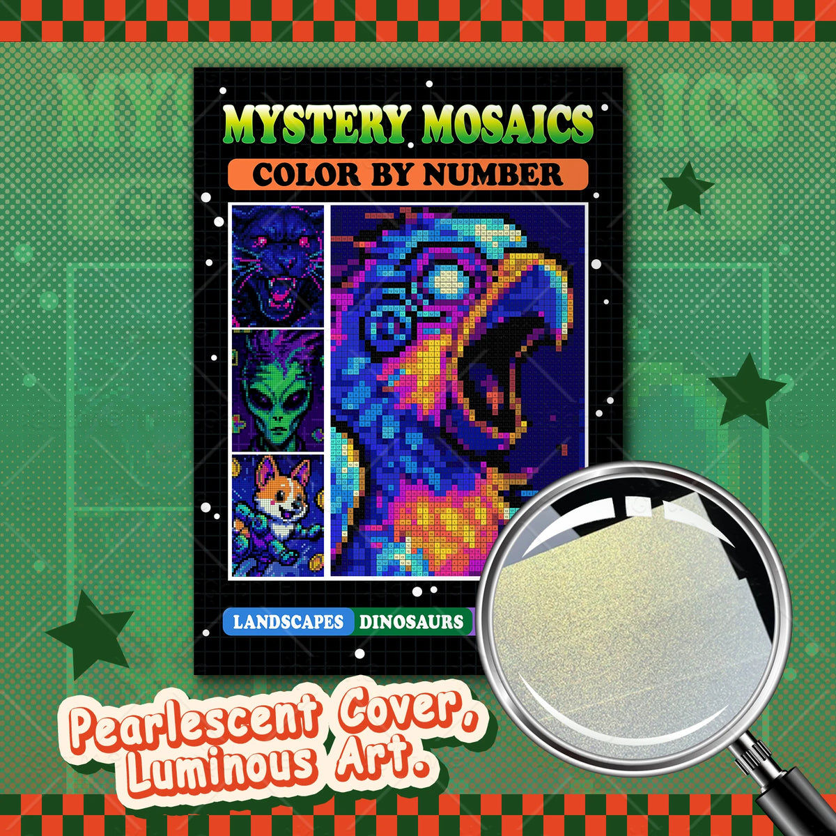 puzzle coloriage numero pixel art moderne multicolore instructions incluses 24 feuilles numérotées