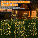 lampe jardin led solaire 120 led multicolore modes balancement deco moderneextérieur festive noël vacances