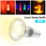 ampoule lave transparente liquide fluide moderne 30w e14 220v 39x65mm