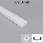 profils d'éclairage led aluminium blanc noir clips moderne 7mm 9mm 10mm 12mm