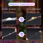 guirlande led 40m rgb ic musique bluetooth télécommande application mobile