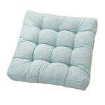coussin siège rond polyester tissage fin rayé moderne couleur rose clair confortable 45x45cm