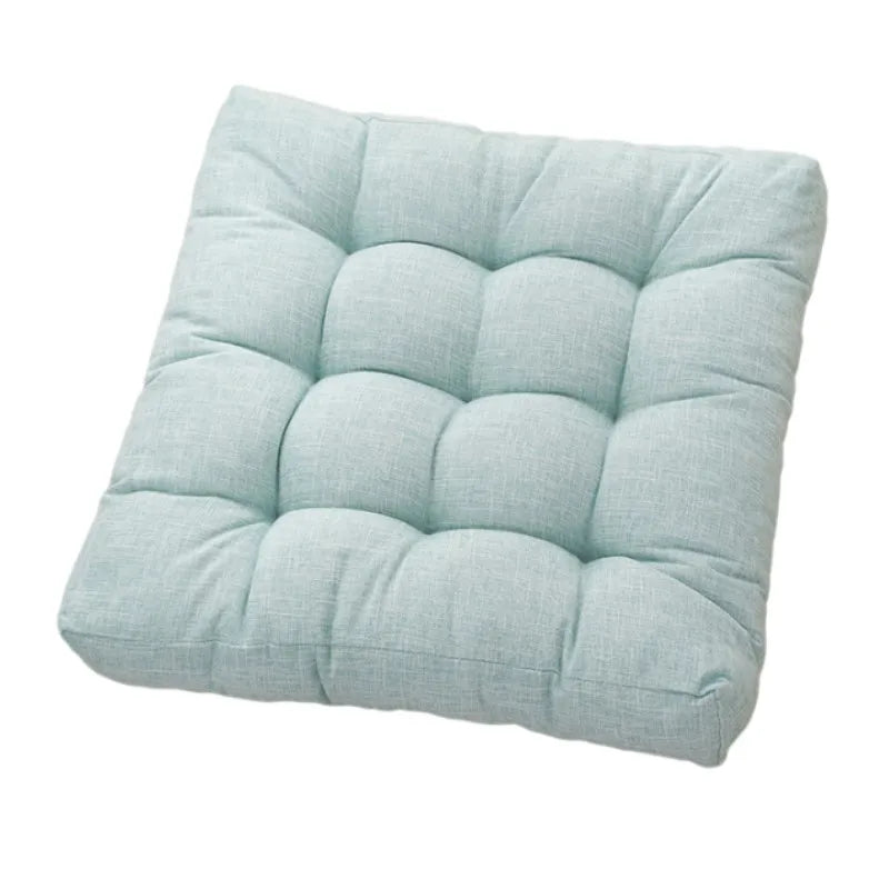 coussin siège rond polyester tissage fin rayé moderne couleur rose clair confortable 45x45cm