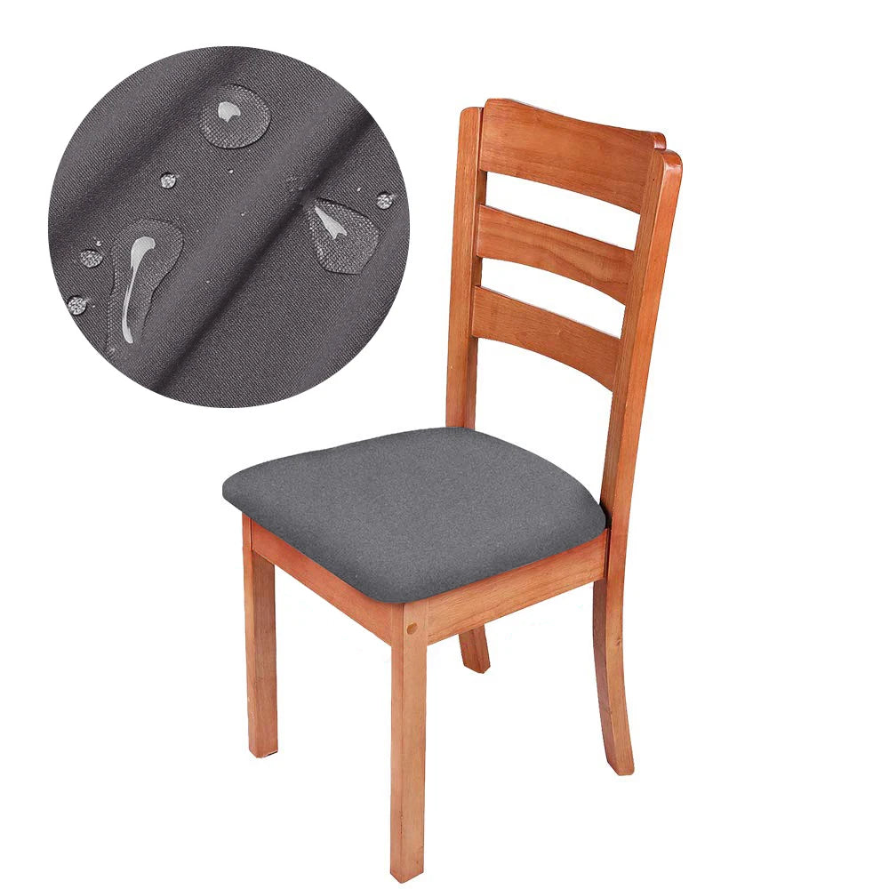 housses chaise modernes gris bleu marine noir marron beige imprimées élastiques amovibles lavables maison