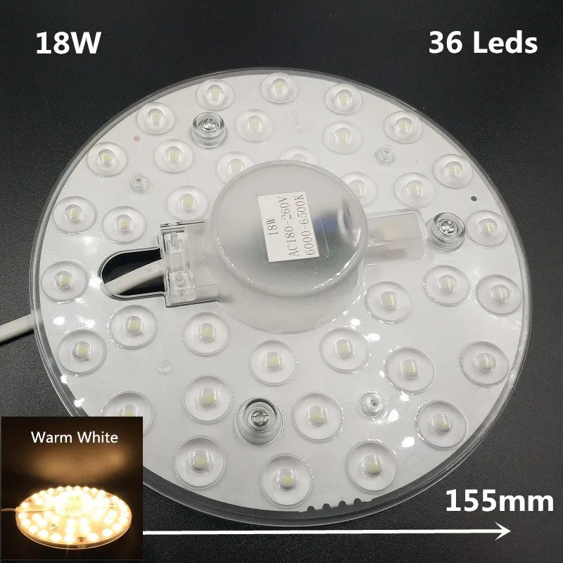 lampe led 12w 18w 24w blanc moderne adhésif adaptateur électrique cable