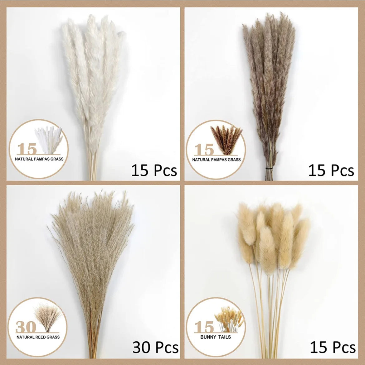 décoration intérieure bouquet fleurs séchées eucalyptus pampa naturel rustique beige vert