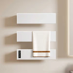 radiateur serviettes électrique mural blanc moderne contrôle température minuterie salle