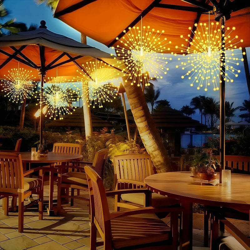 guirlande lumineuse multicolore moderne étoiles lumineuses adaptateur usb solar led extérieure jardin blanc rouge