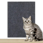 tapis gratter chats noir marron beige gris tissu côtelé adhésif protection moderne DIY