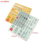 autocollants graphiques icônes électriques jaune bleu clair blanc simples adhésifs pack feuilles pack feuilles