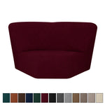 couvre siege angle marron rayures horizontales moderne elastique adhésif polyester jacquard machine linge automne