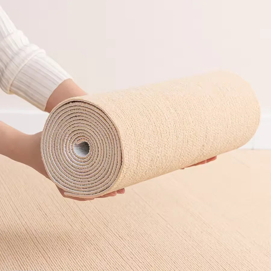 tapis adhésif gris foncé texture tissée moderne antidérapant 40cm 100cm x200cm x300cm