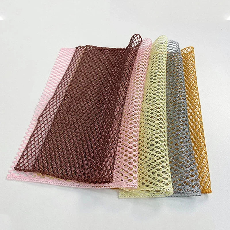 filet pêche maille polyester 30x30cm or gris jaune marron respectueux environnement non stick