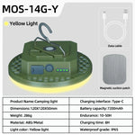 lampe led camping bleu orange vert hexagones moderne rechargeable usb type