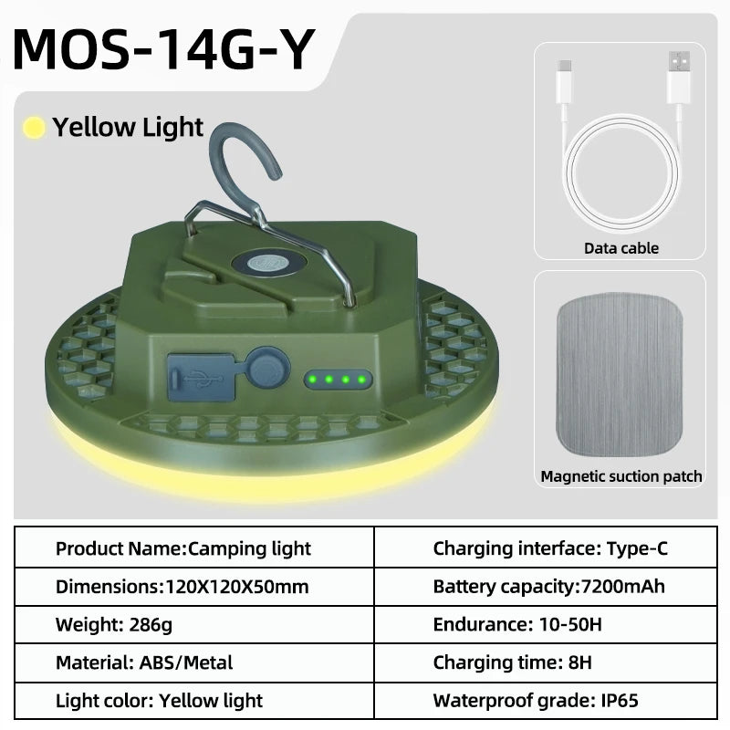 lampe led portable rechargeable bleu orange vert certification rohs vde longue durée éclairage charge