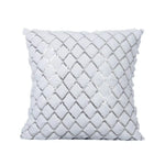 housse coussin géométrique doré moderne 100 polyester 30x50 45x45 blanc or décoration chambre voiture
