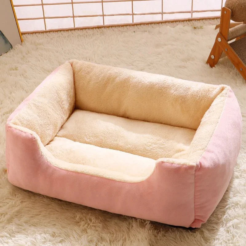 Lit animal velours doux marron gris noir rose confortable moderne