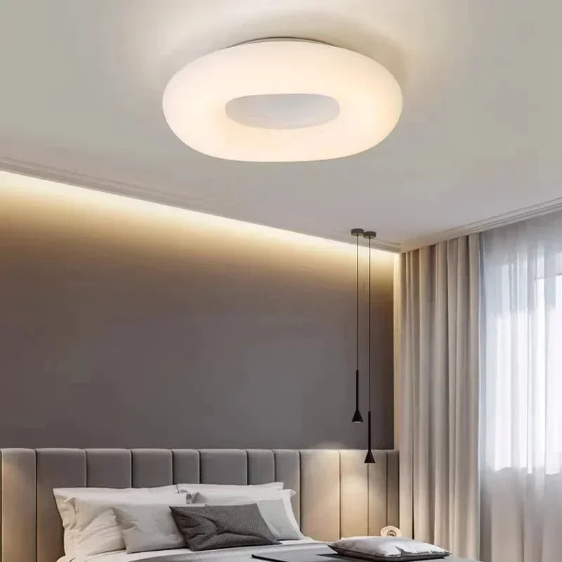 suspension lumineuse blanche moderne acrylique chaînes suspendues salon chambre coucher